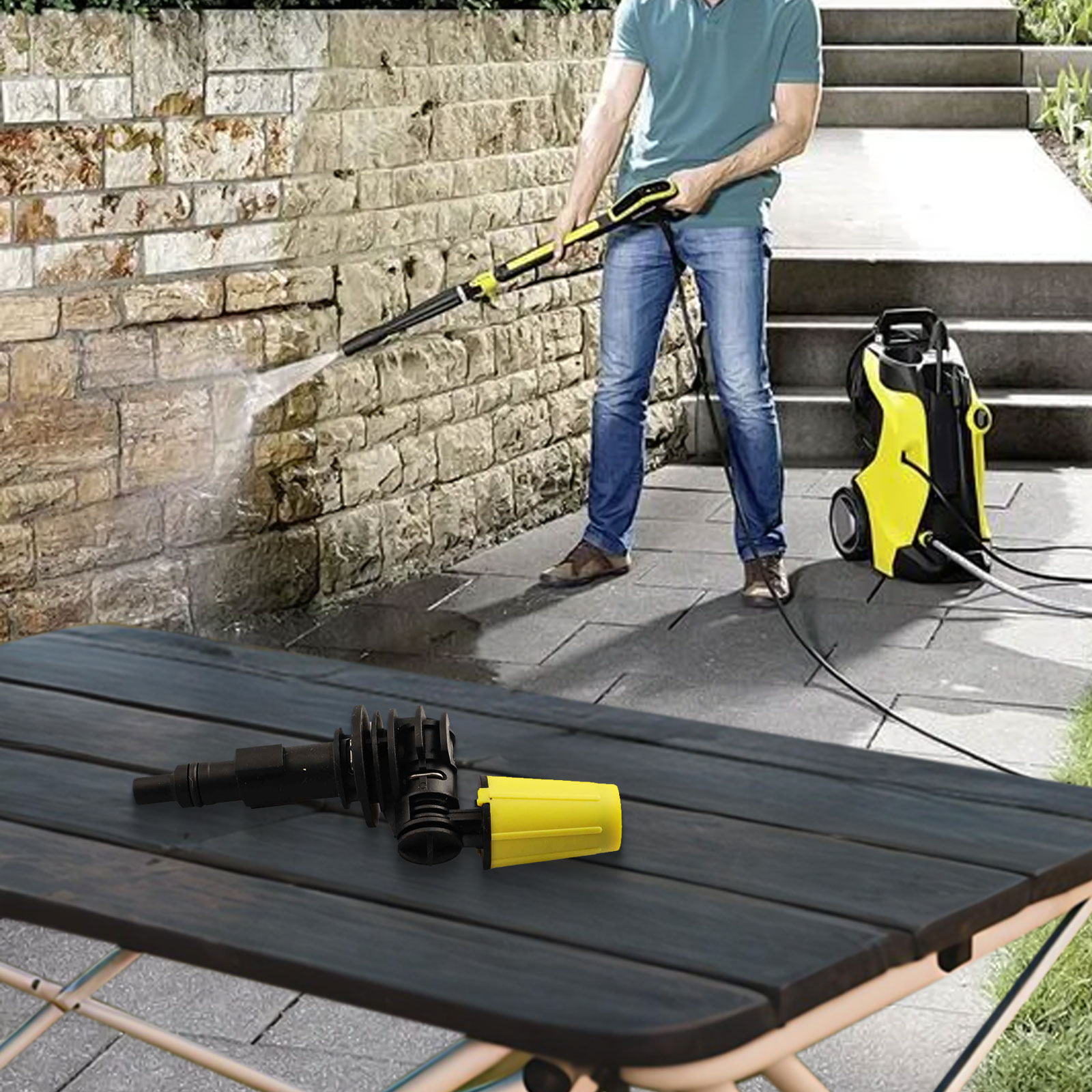 Outdoor Power Washer - Outdoor-Reinigung, 1 Stück, 2 Stück, rotierende