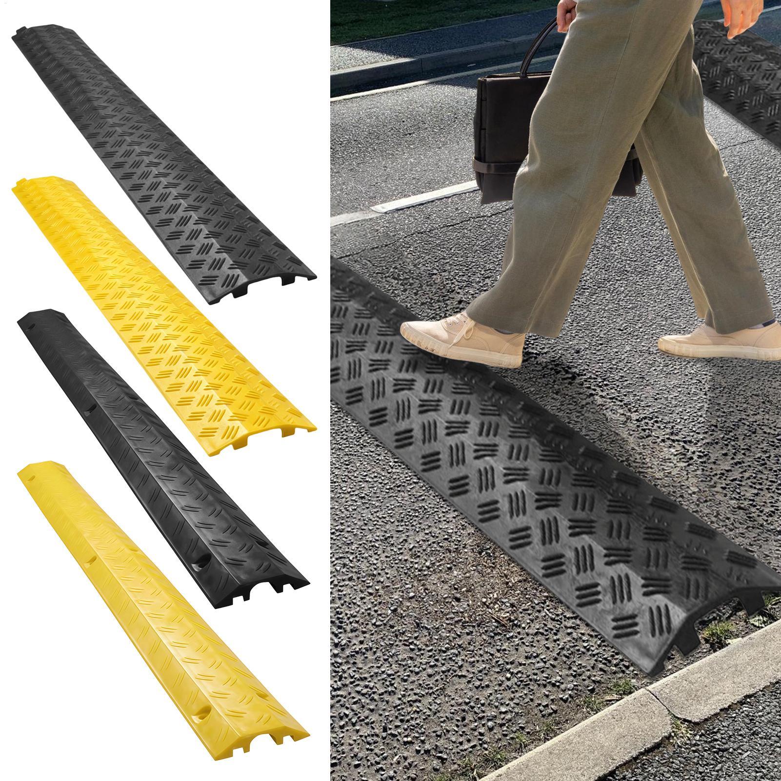 Outdoor Power Line Cover - Kabelschutzrampe Verlängerungskabel-Bodenschutz Stromleitungs-Verlängerungskabelabdeckung Kabelschutzrampe Drahtkabelabdeckung