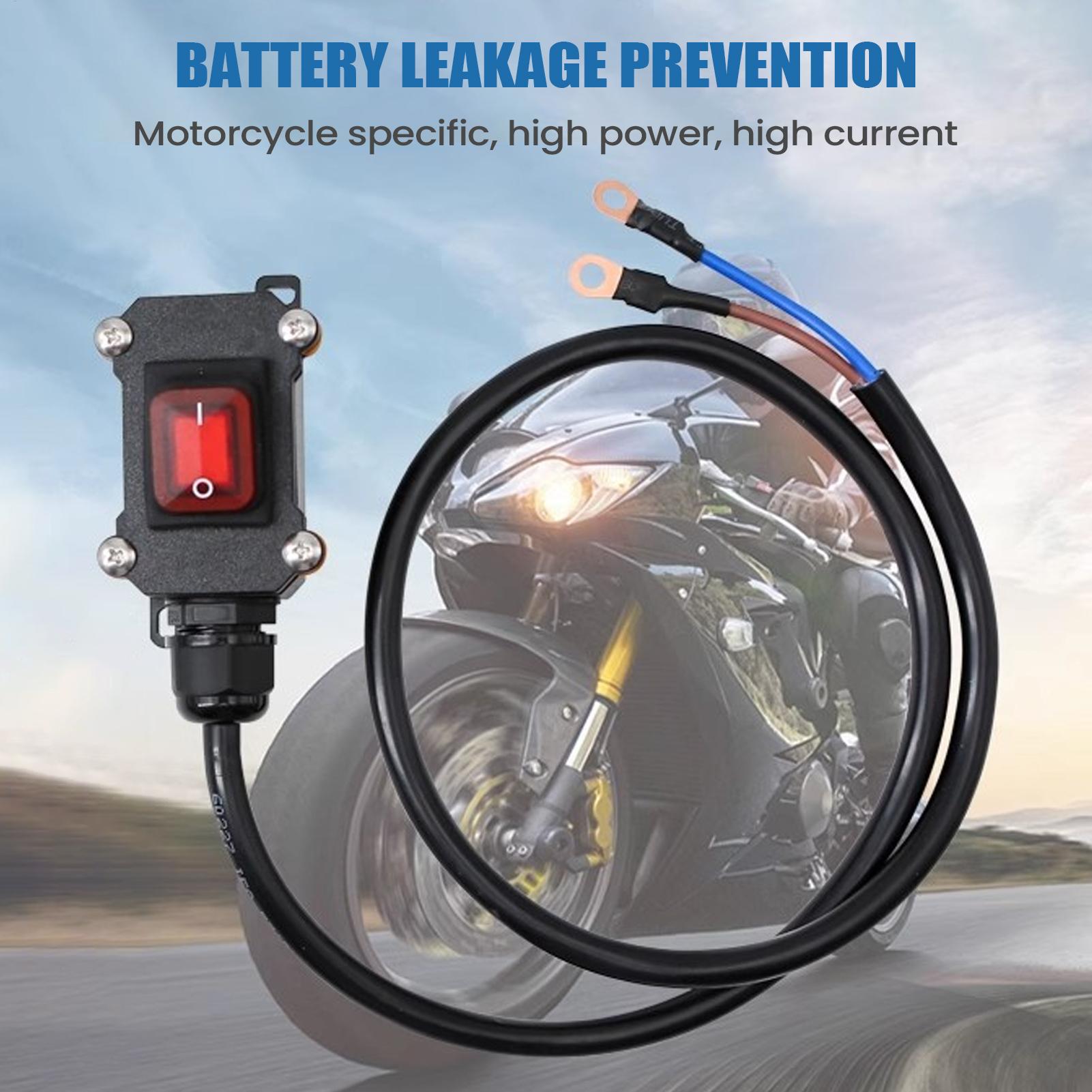 Outdoor Power Disconnect - 30/50/100cm Auto-Batterietrennschalter 12V/24V Wasserdichter Stromunterbrecher Motorrad-Auto-Batterietrenner