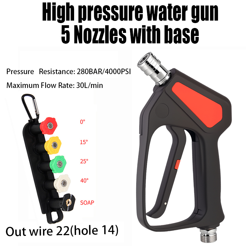 Power Washer Gun Replacement - M22-14 Ersatz-Hochdruck-Kurzpistole für Hochdruckreiniger, Sprühpistole mit