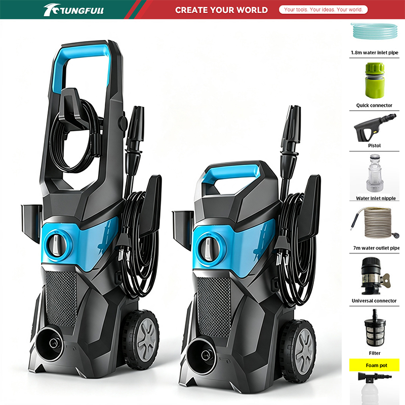 Outdoor Power Washer - Elektrischer Hochdruckreiniger 220V, tragbarer Autoreiniger für