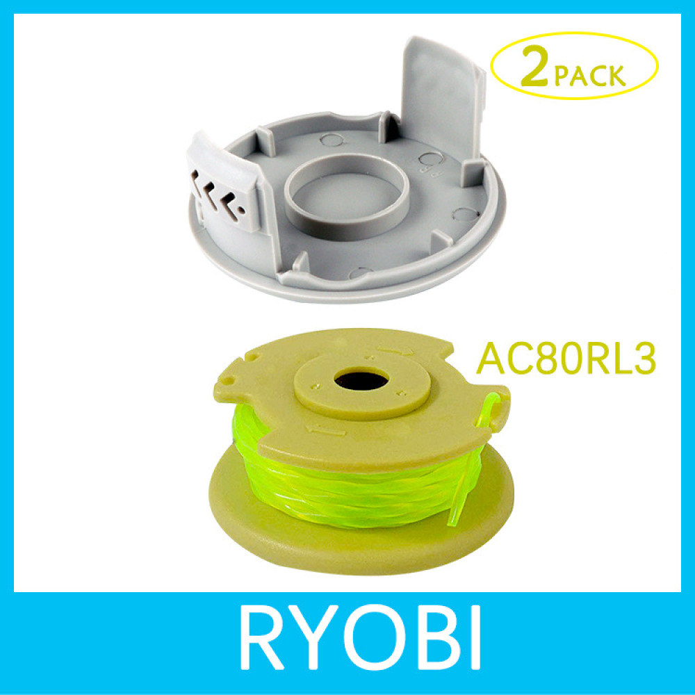 Outdoor Power Line Cover - Rasenmäher-Ersatzspule für Ryobi AC14RL3A Trimmerkopf und