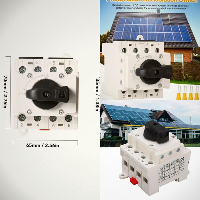 Outdoor Power Disconnect - Premium 4P 1000V 32A DC-Trennschalter, Solar-Trennschalter