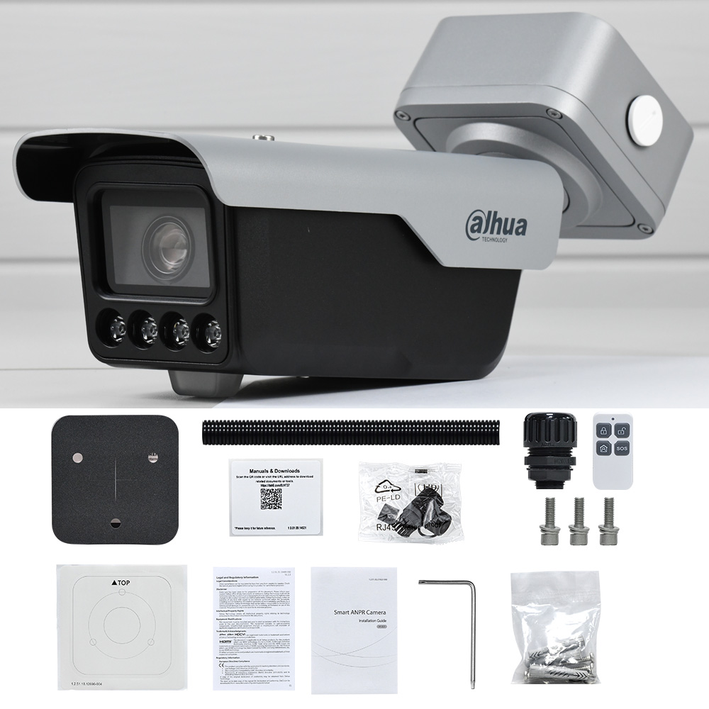 Outdoor Power Disconnect - Dahua 4MP ANPR LPR Bullet Außen-Sicherheitskamera