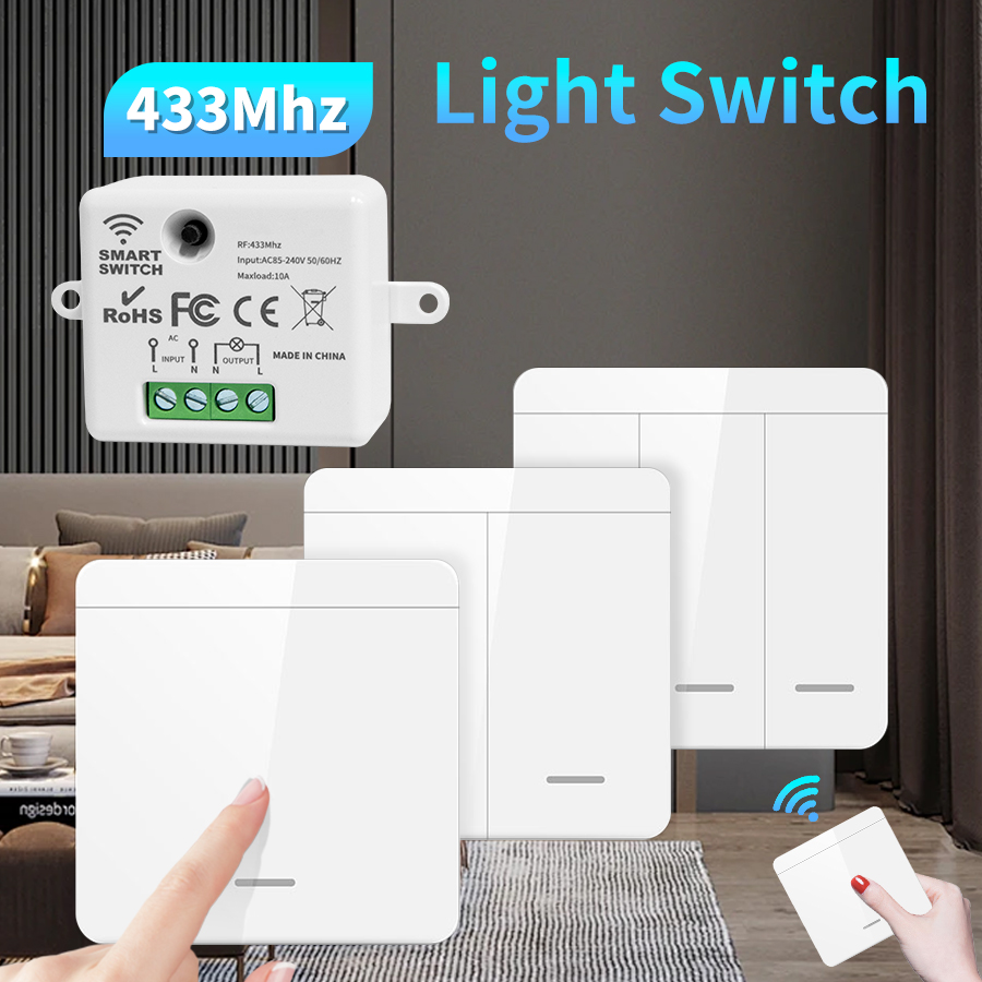 Outdoor Power Outlet With Remote Control - Drahtloser ON OFF-Schalter RF433-Modul Fernbedienung Lichtschalter
