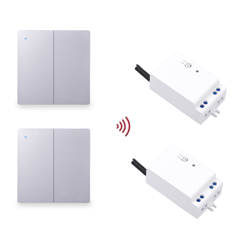 Outdoor Power Outlet With Remote Control - RF433 Drahtlose Wand Licht Schalter Self-Powered