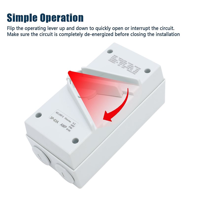 AA81-Trennschalter Wasserdicht – Outdoor Power Disconnect Bewertung und Preis