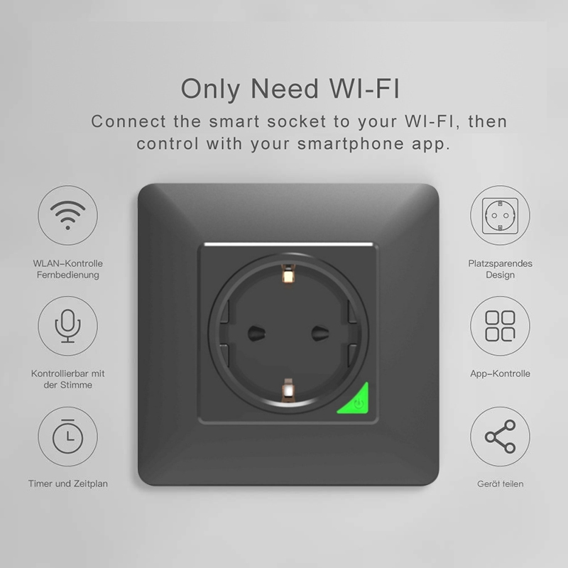 Avoir Tuya Zigbee Steckdosen I – Outdoor Power Outlet With Remote Control Bewertung und Preis