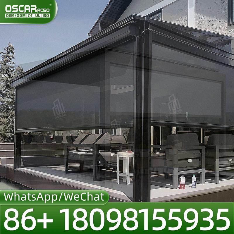 Moderner, elektrischer, batter – Outdoor Power Roller Shades Bewertung und Preis