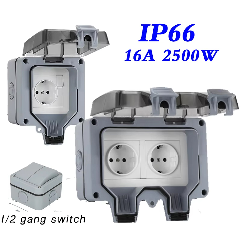 EU KR Wasserdichte Steckdosen  – Outdoor Power Usa Bewertung und Preis