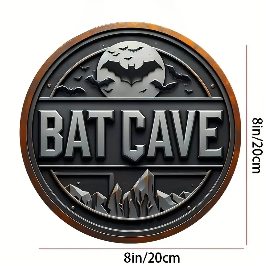 Vintage Batcave Metallschild – – Outdoor Power Bar Bewertung und Preis