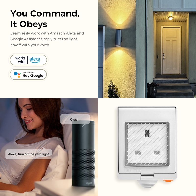 Avoir ip55 tuya wifi smart was – Outdoor Power Outlet With Remote Control Bewertung und Preis