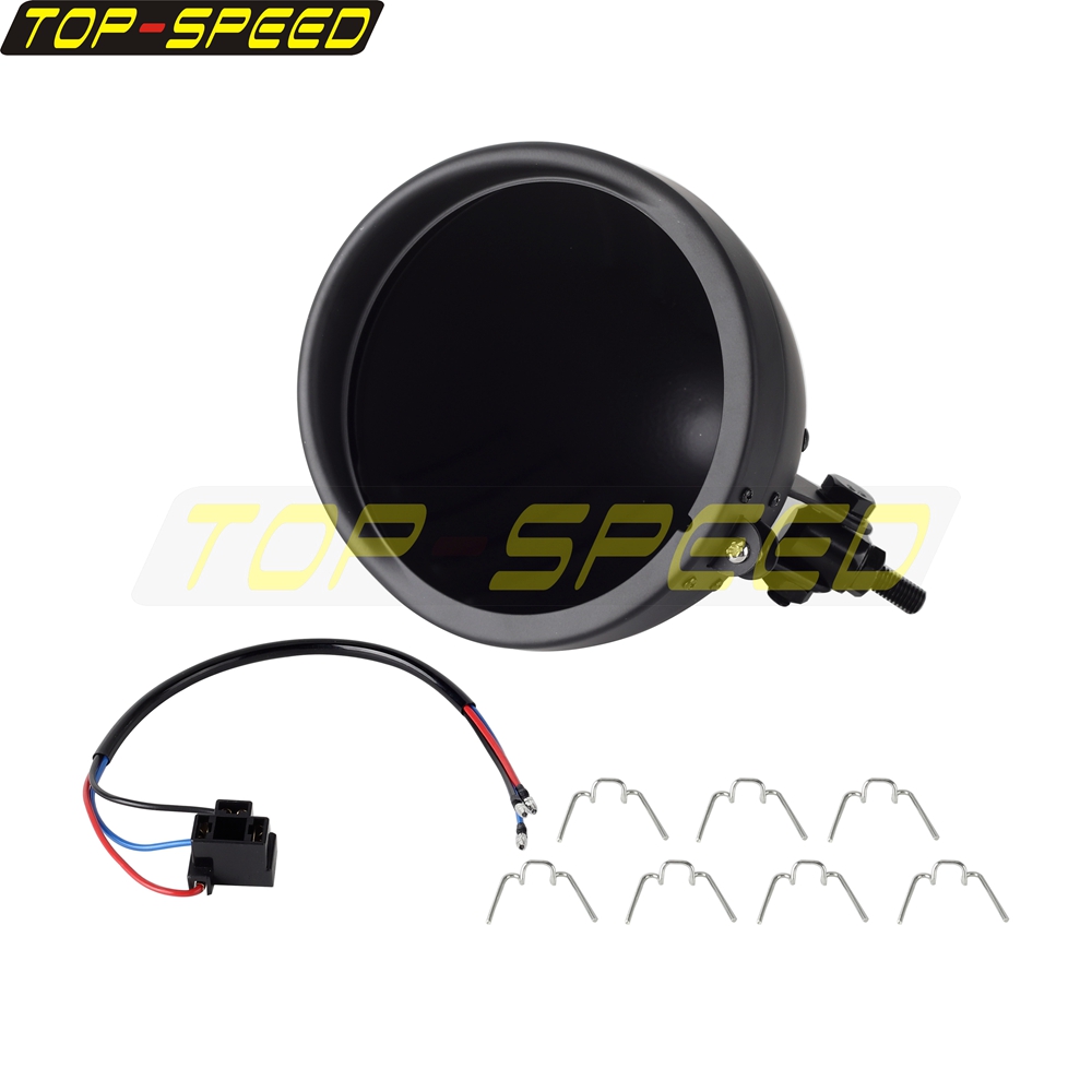 Schwarz/Chrom Motorrad Scheinw – Outdoor Power Usa Bewertung und Preis