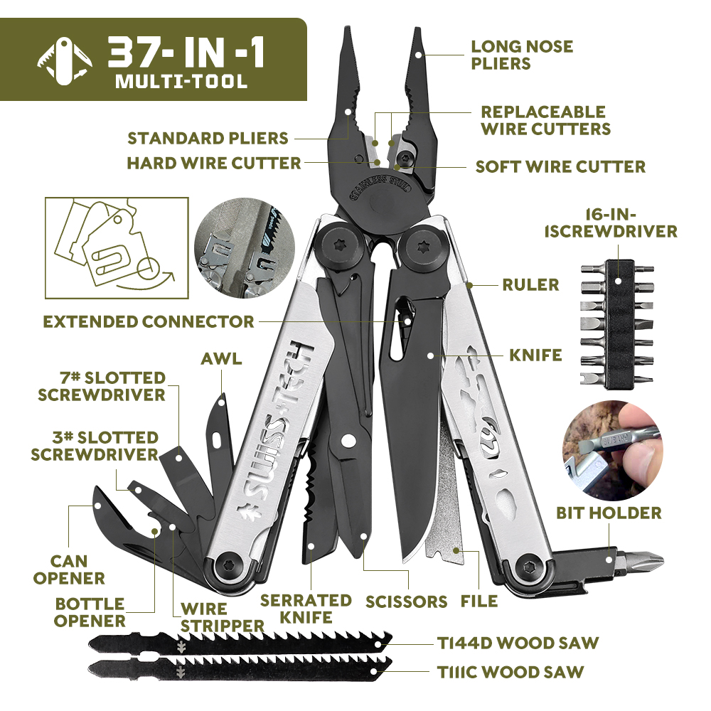 SWISS TECH Multifunktionale Kl – Outdoor Power Tool Storage Bewertung und Preis